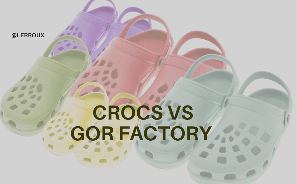 diseño registrado por Crocs anulado frente a Gor Factory