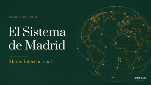 Marca internacional: el Sistema de Madrid, globo terráqueo con países conectados