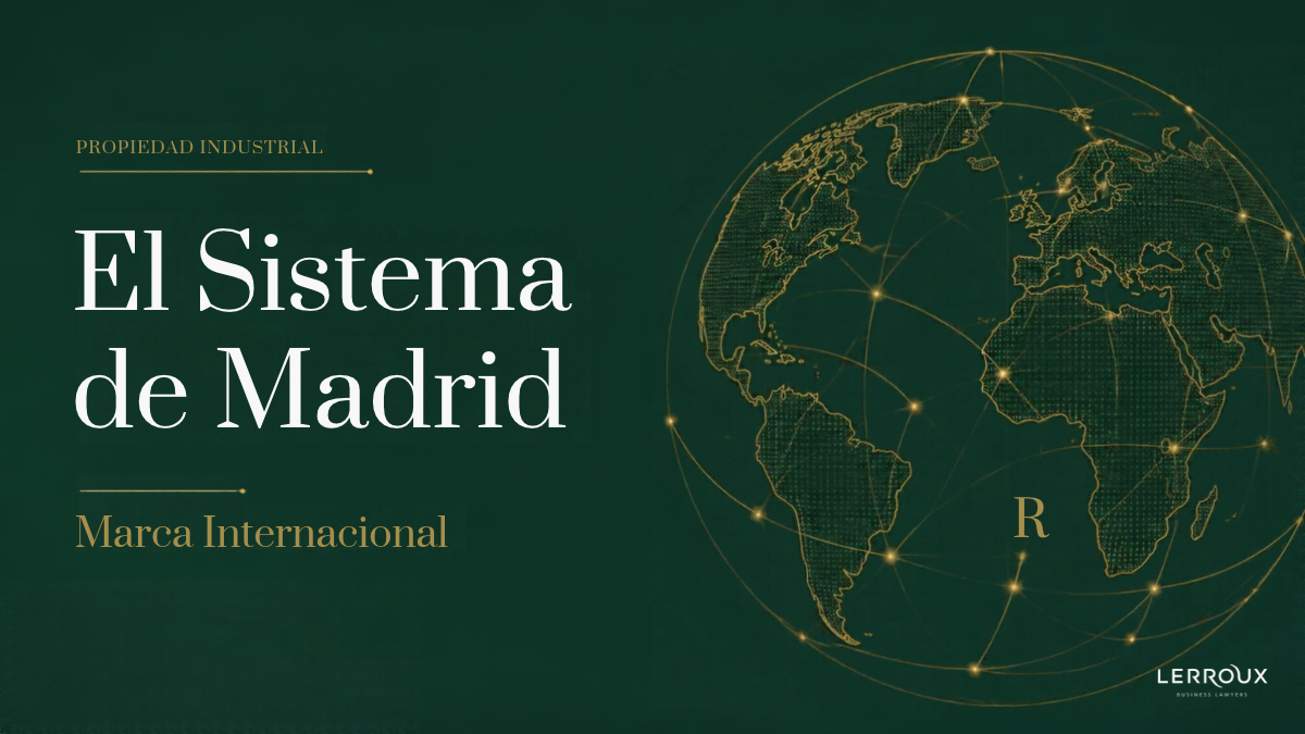 Marca internacional: el Sistema de Madrid, globo terráqueo con países conectados